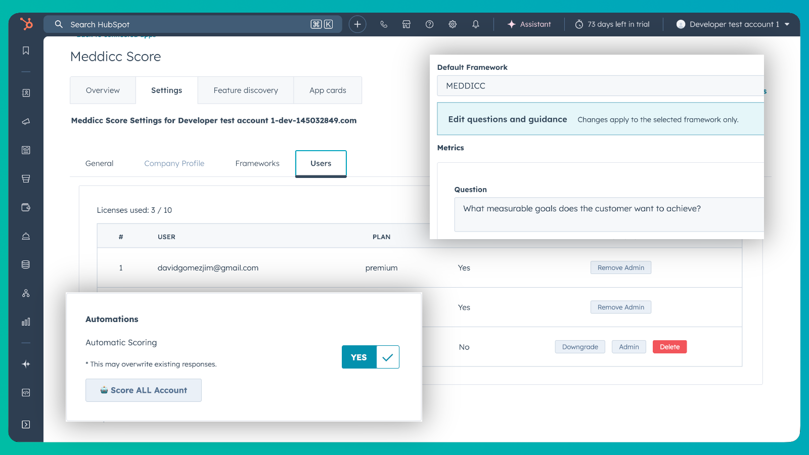 Automations and Account Management
